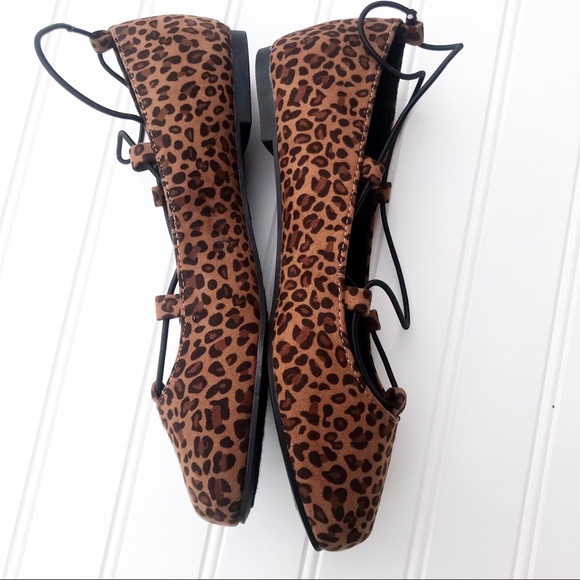NEW Sugar Leopard Ballet Flats - Picture 7 of 8